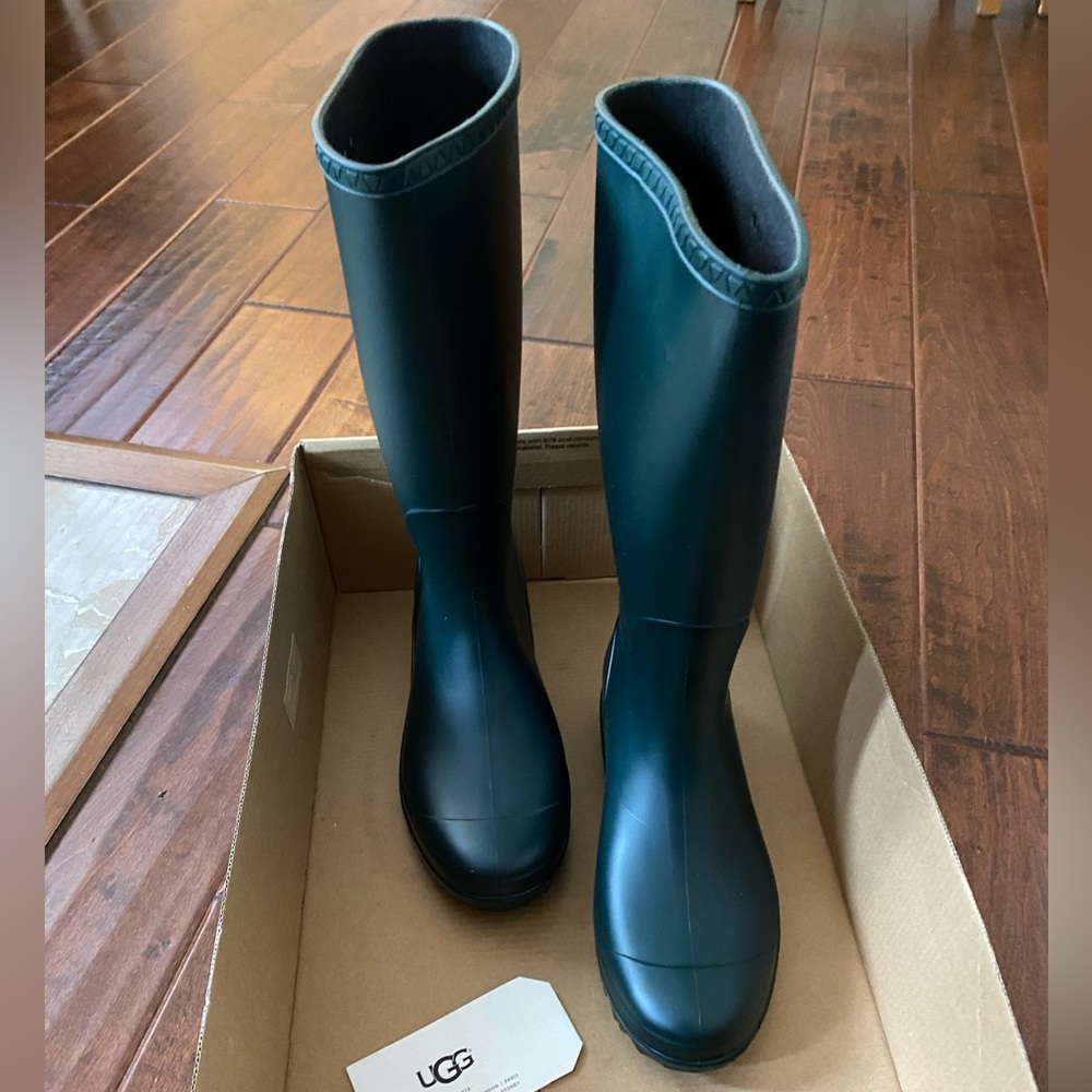 UGG Dark Green Rainboots